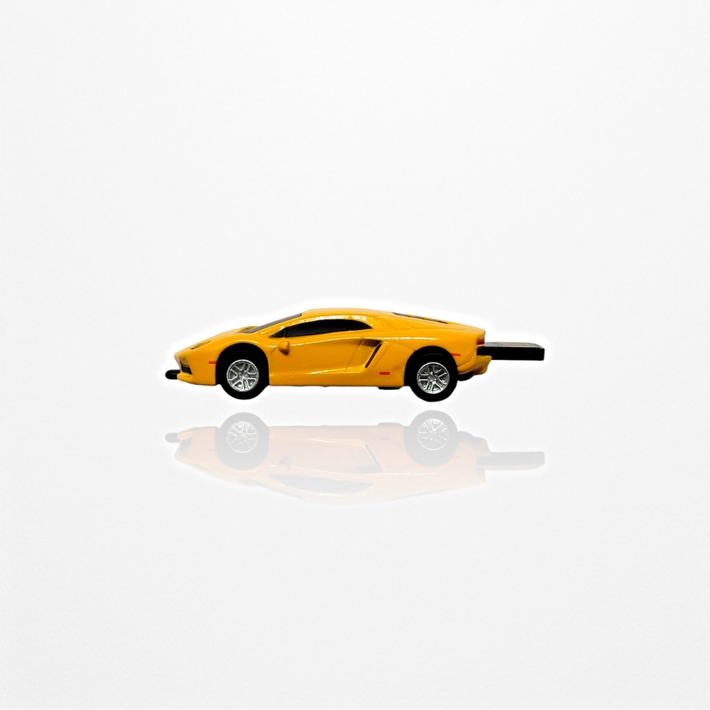 🎉✨SOLD✨🎊 - Yellow Lamborghini SuperCar USB Flash Drive Stick 4GB